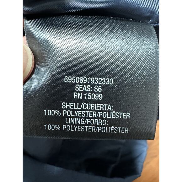 Covington Women's Button Front Rain Trench Coat Tortoise Shell Style Buttons LG - Picture 8 of 9